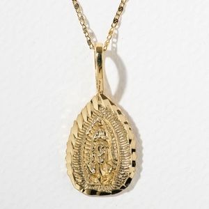 New Vanessa Mooney THE SAINT MARY GOLD NECKLACE
